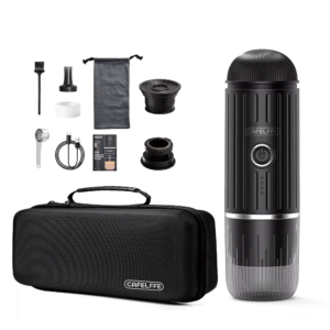 rechargeable espresso machine with heating