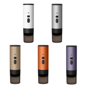 portable capsule coffee machine with digital display