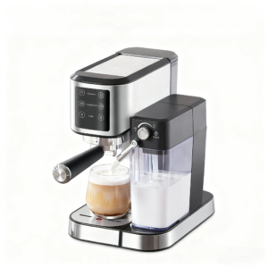 espresso machine with milk frother