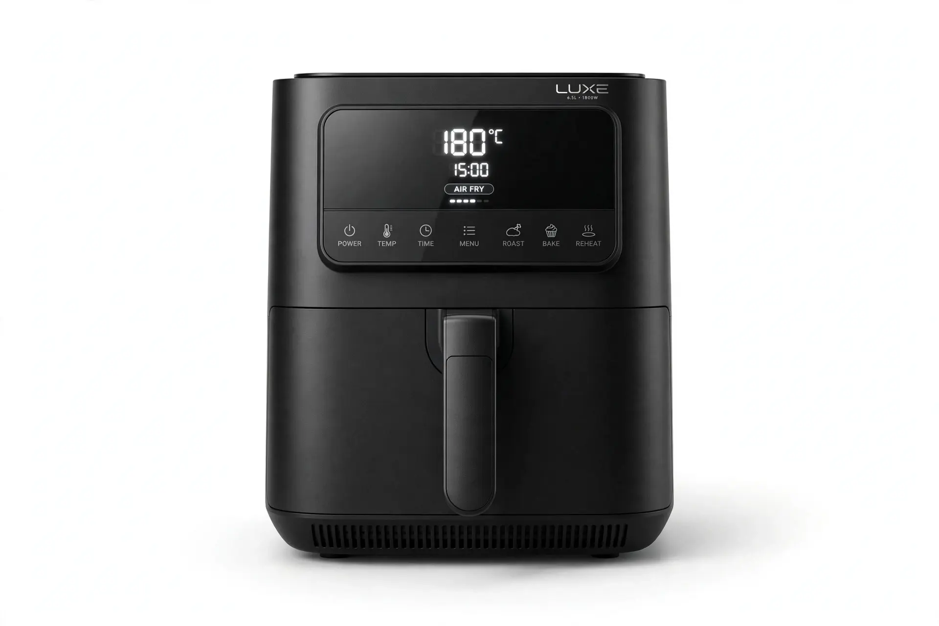Kitchenixx Luxe Air Fryers and Grills Collection - Digital Air Fryer, Health Grill and Air Fryer Oven in Matte Black and Gold UK