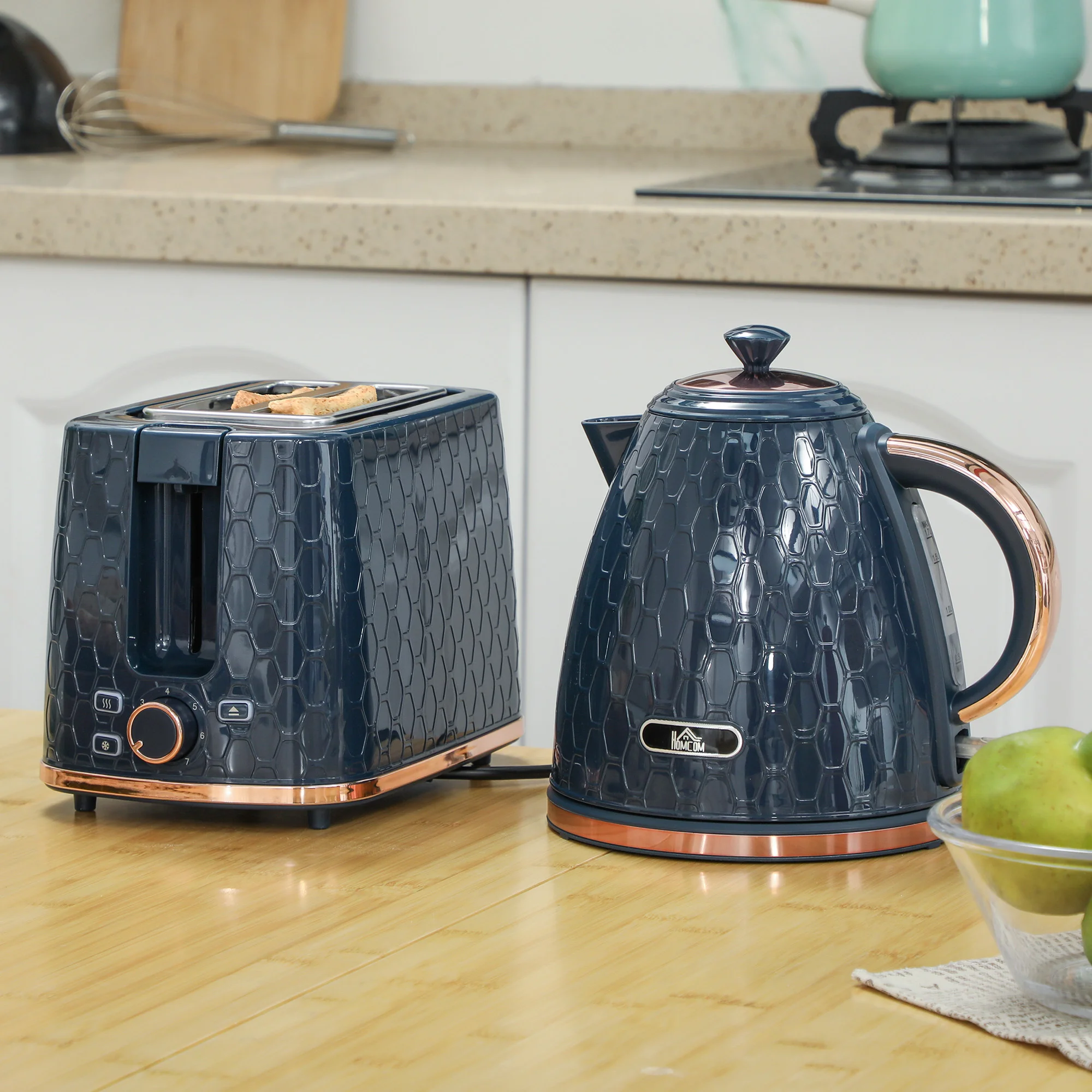 Kettle and 2-Slice Toaster Set