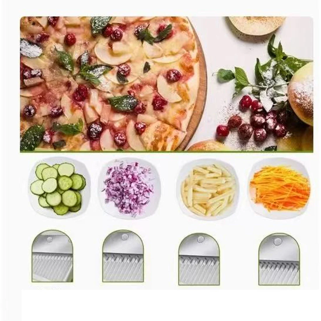 5-in-1 Vegetable Slicer: Effortless Food Prep & Fast Chopping - Image 3